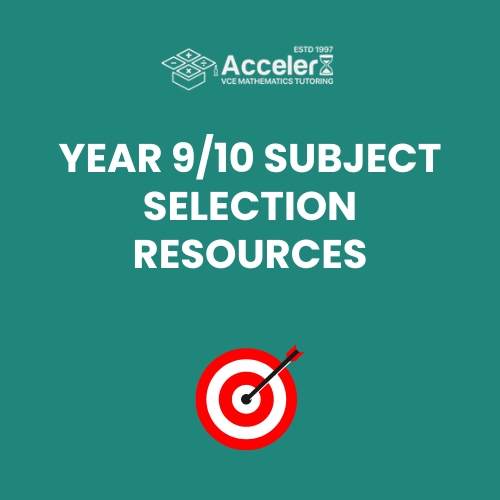 Year 9/10 Subject Selection Resources