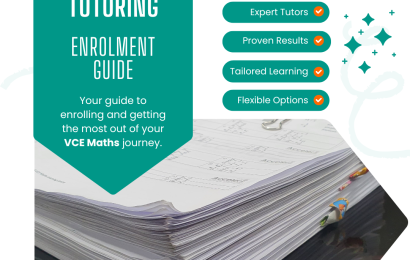 VCE Maths Tutoring - Enrolment Guide